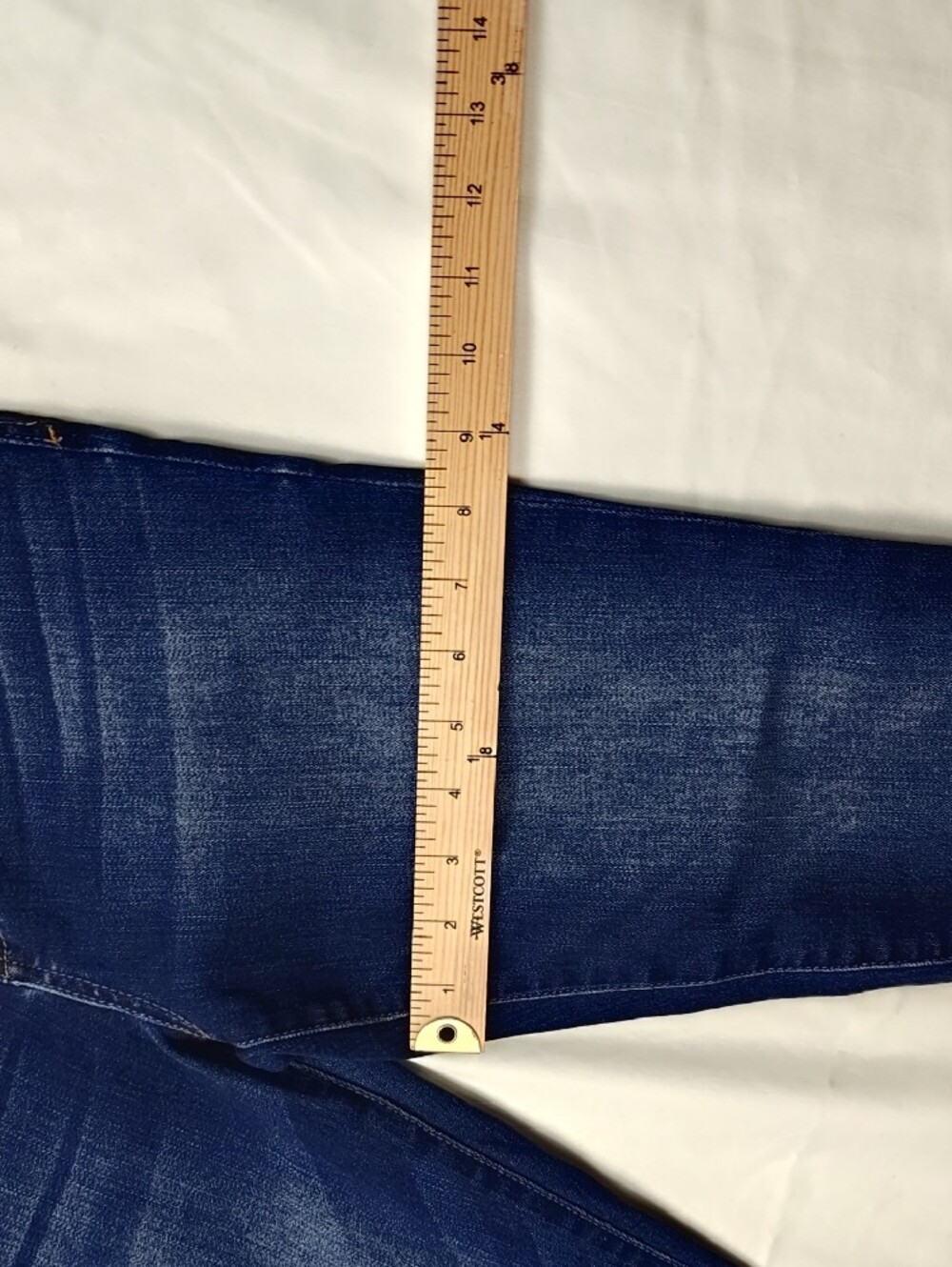 Kut from the Kloth Indigo Stretch Toothpick Skinny Jeans Women's Size 8 Short - Picture 9 of 12